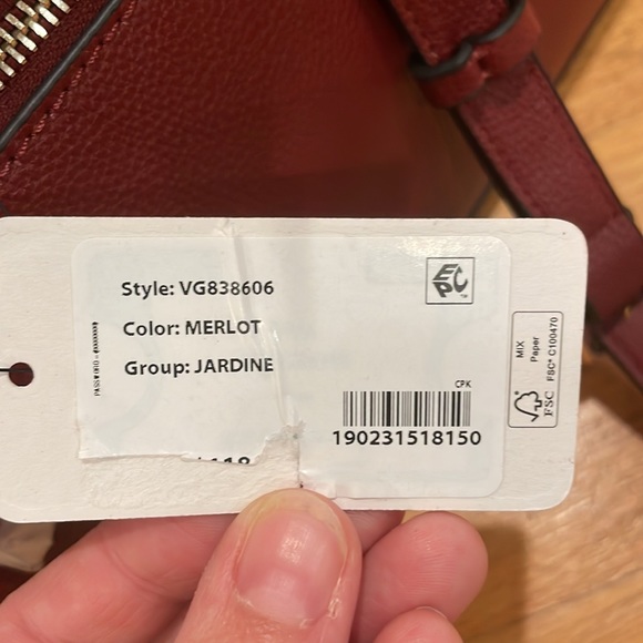 Guess Burgundy handbag - Picture 4 of 8